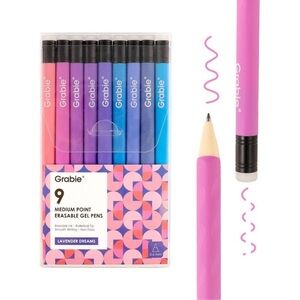 Grabie 9ct Medium Point Erasable Gel Pen Set
Lavender Dreams